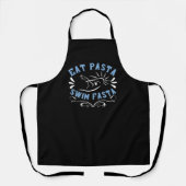 Zwemmen - Eat Pasta Swim Fasta Schort (Voorkant)