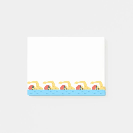 Zwemmen Emojis Post-it® Notes (Voorkant)
