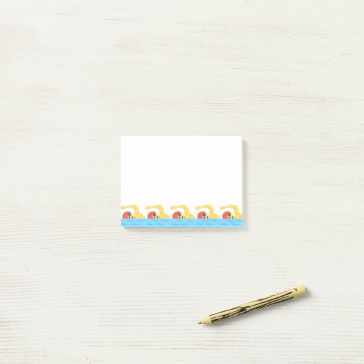 Zwemmen Emojis Post-it® Notes (Op bureau)