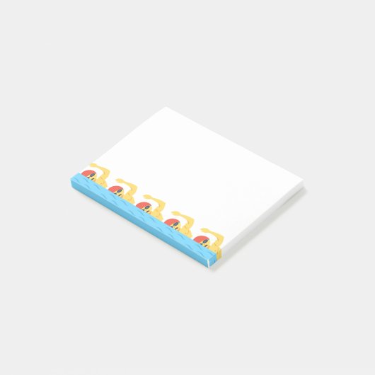 Zwemmen Emojis Post-it® Notes (Schuin)