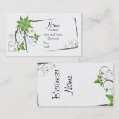 Zwemmen en grenzen visitekaartje (Voorkant / Achterkant)