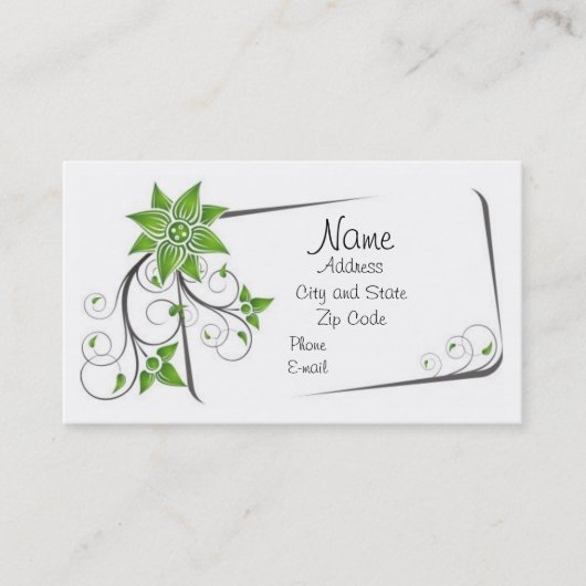 Zwemmen en grenzen visitekaartje (Voorkant)