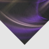 Zwemmen en ronddraaien Paarse fractale ventilator Tissuepapier (Detail)