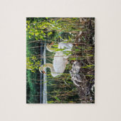 Zwemmen en tandwieltjes legpuzzel (Verticaal)