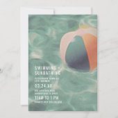 Zwemmen en zwemmen kaart (Voorkant)