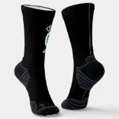 Zwemmen Gepersonaliseerde Swim Team Name Fun Swimm Sokken (Gebogen)