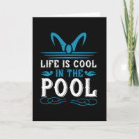 Zwemmen - Het leven is koel in het zwembad