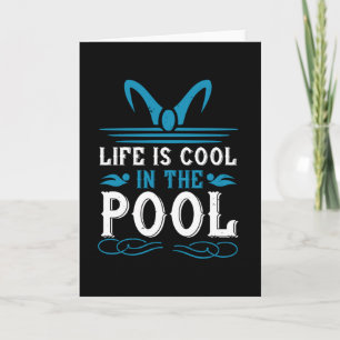 Zwemmen - Het leven is koel in het zwembad Kaart