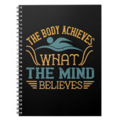 Zwemmen - Het lichaam bereikt Notitieboek (Voorkant)