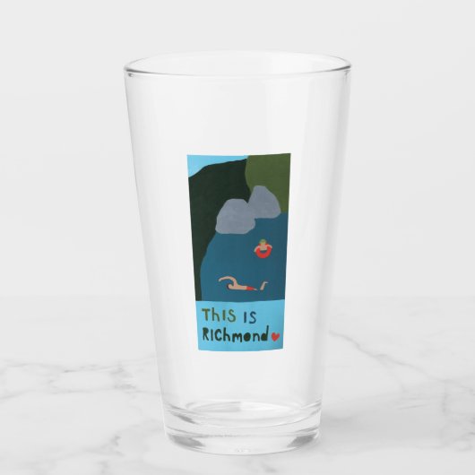 Zwemmen Hole Richmond Glass Glas (Voorkant)