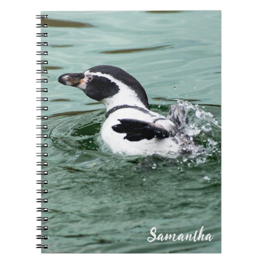 Zwemmen Humboldt Penguin Spiral notitieboek (Voorkant)