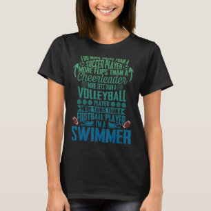 Zwemmen Ik ben een zwemmer die ik meer dan een Che T-shirt