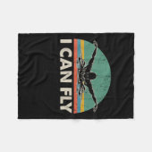 Zwemmen Ik kan grappig rondzwemmen met cadeautjes Fleece Deken (Voorkant (Horizontaal))