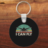 Zwemmen Ik kan grappig rondzwemmen met cadeautjes Sleutelhanger (Voorkant)