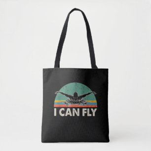 Zwemmen Ik kan grappig rondzwemmen met cadeautjes Tote Bag