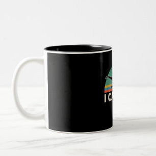 Zwemmen Ik kan grappig rondzwemmen met cadeautjes Tweekleurige Koffiemok