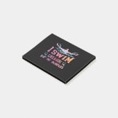 Zwemmen - ik zwom als een meisje post-it® notes (Schuin)