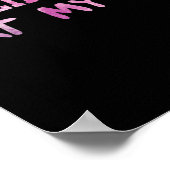 Zwemmen - ik zwom als een meisje poster (Hoek)