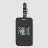 Zwemmen - Ik zwom Bagagelabel (Voorkant (verticaal))