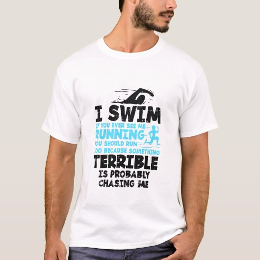 Zwemmen - Ik zwom T-shirt