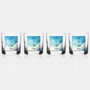Zwemmen in de rust whisky glas