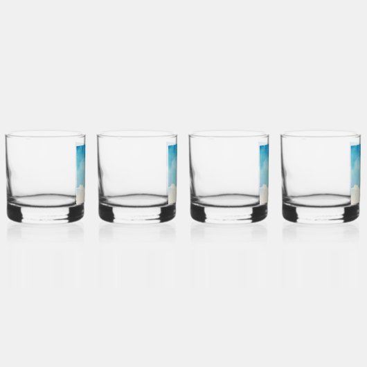 Zwemmen in de rust whisky glas (Rechts)