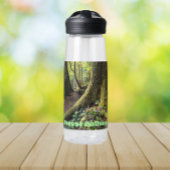 zwemmen in diepe Bossen-woud Waterfles