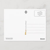 Zwemmen in een kamer briefkaart (Achterkant)