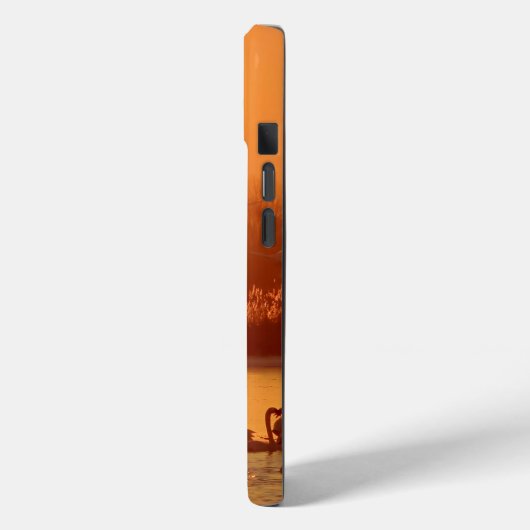 Zwemmen in het meer bij Sunset Case-Mate iPhone Case (Achterkant / Links)