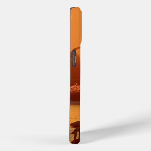 Zwemmen in het meer bij Sunset Case-Mate iPhone Case (Achterkant / Rechts)