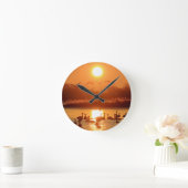 Zwemmen in het meer bij Sunset Ronde Klok (Huis)