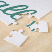 Zwemmen is alles - Blauw Aqua zwemmen Legpuzzel (Zijkant)