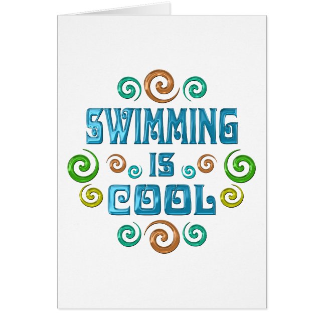 Zwemmen is koel (Voorkant)
