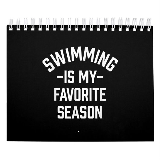 Zwemmen is mijn favoriete seizoen kalender (Hoes)