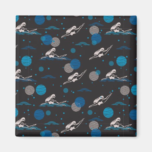 Zwemmen is mijn passie en iets waar ik van hou magneet (Voorkant)