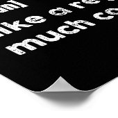 Zwemmen Jongen Grappige Definitie Zwemmer Poster (Hoek)