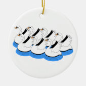 Zwemmen Keramisch Ornament (Voorkant)