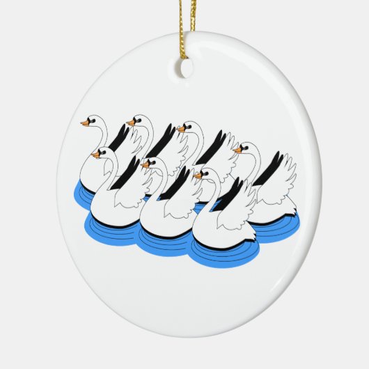 Zwemmen Keramisch Ornament (Links)