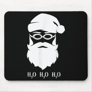 Zwemmen Kerstman H20 Zwemmer Xmas Muismat