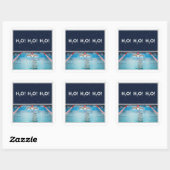 Zwemmen Kerstvakantie Labels (Vel)