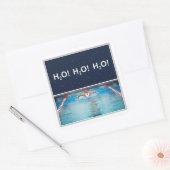 Zwemmen Kerstvakantie Labels (Envelop)