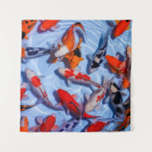 Zwemmen Koi Wall Art Tapestry Wandkleed (Voorkant (horizontaal))