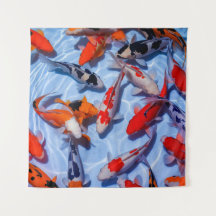 Zwemmen Koi Wall Art Tapestry