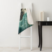 Zwemmen Labrador Puppy Onderwater Ontwerp Sherpa Deken (In situ)