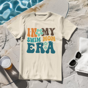 Zwemmen Mama Gepersonaliseerd Zwemmen Mama Era Ret Tri-Blend Shirt