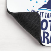 Zwemmen Marathon Open Water Funny Gezegde Muismat (Hoek)