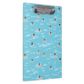 Zwemmen Mensen Clip Board Klembord (Rechts)