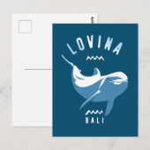 Zwemmen met dolfijnen Lovina Bali Briefkaart (Voorkant / Achterkant)