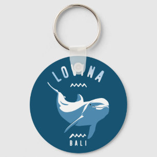 Zwemmen met dolfijnen Lovina Bali Sleutelhanger
