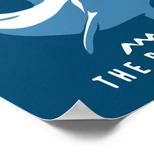 Zwemmen met Dolphins Grand Bahama Poster (Hoek)